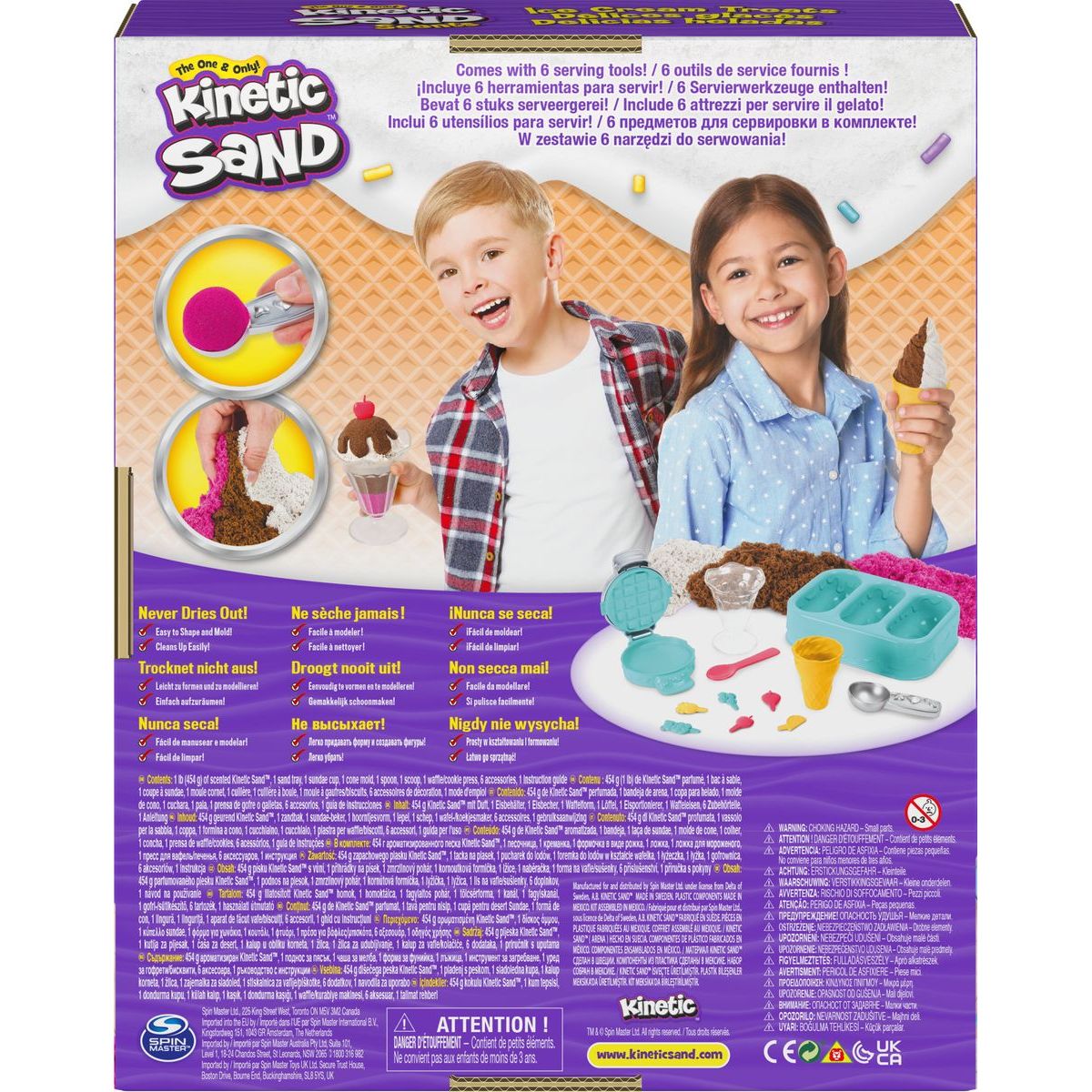 Kinetic Sand voňavé kopečkové zmrzliny