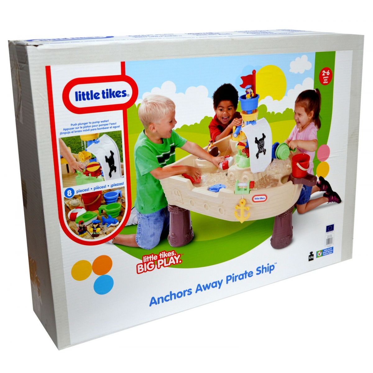 Little Tikes Vodní stůl Pirátská loď