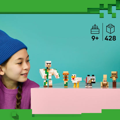 LEGO® Minecraft® 21592 Kuřecí žokej a útok v poušti