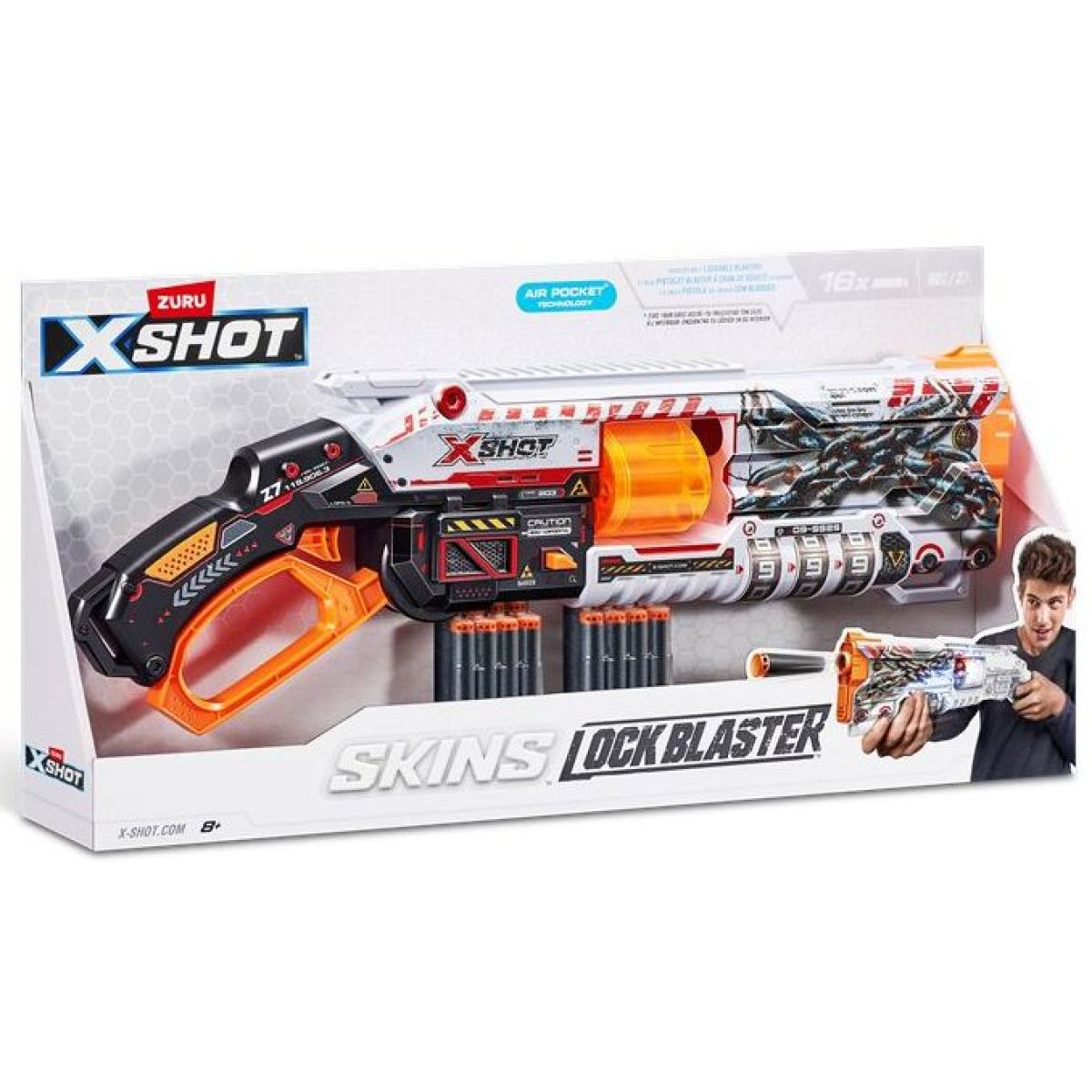 ZURU X-SHOT Skins Lock Gun