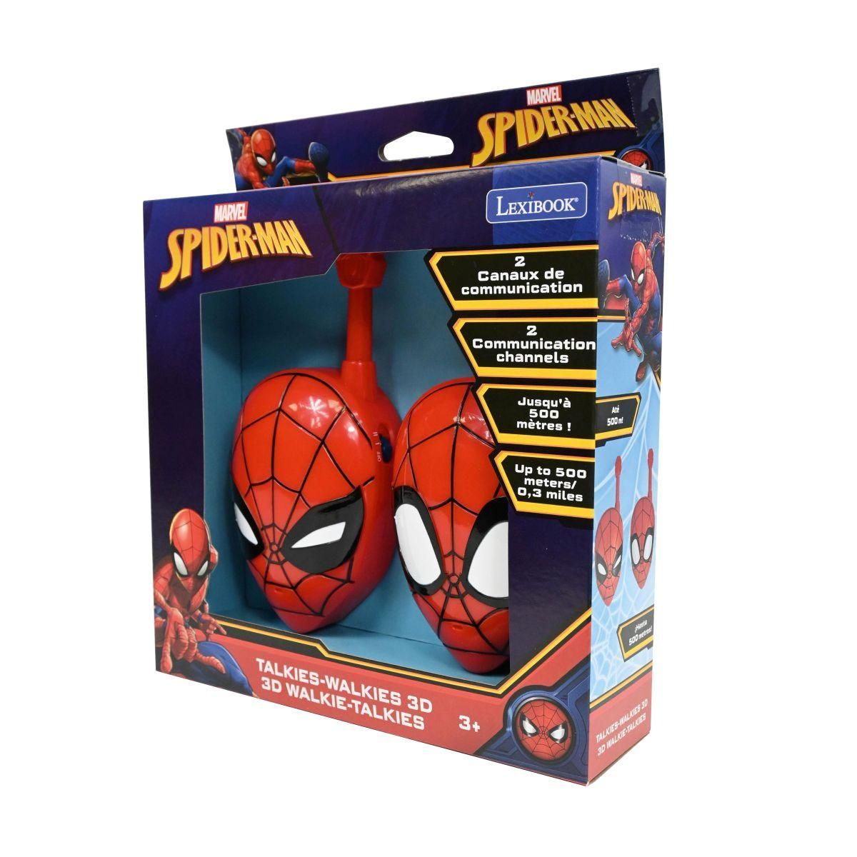 Lexibook 3D vysílačky Spiderman s dosahem 500 m