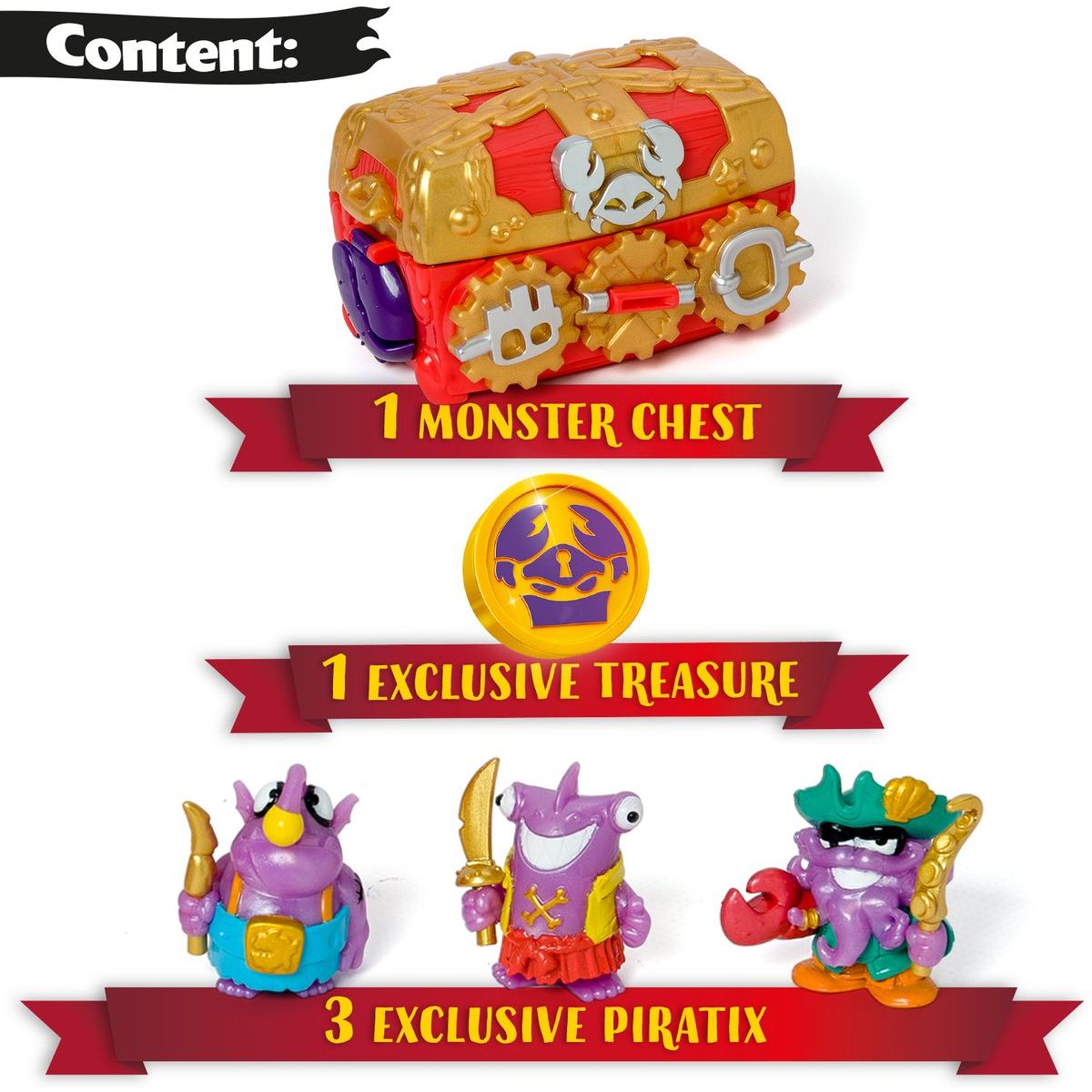 Alltoys Piratix S - Herní sada Monser Treasure