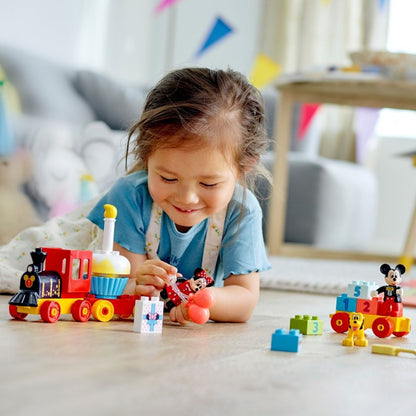 LEGO® DUPLO® Disney ™ 10941 Narozeninový vláček Mickeyho a Minnie