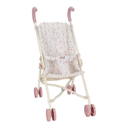 Little Dutch Kočárek pro panenky golfky skládací Soft Flowers