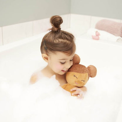 LullaBaby Panenka plyšová do vany Light Brown Hair