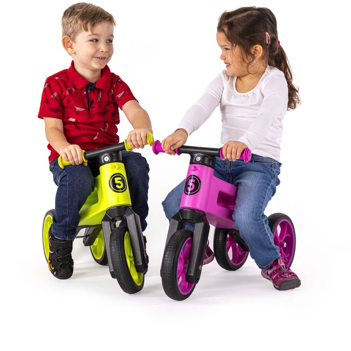 Funny Wheels Odrážedlo Rider SuperSport 2 v 1 fialové