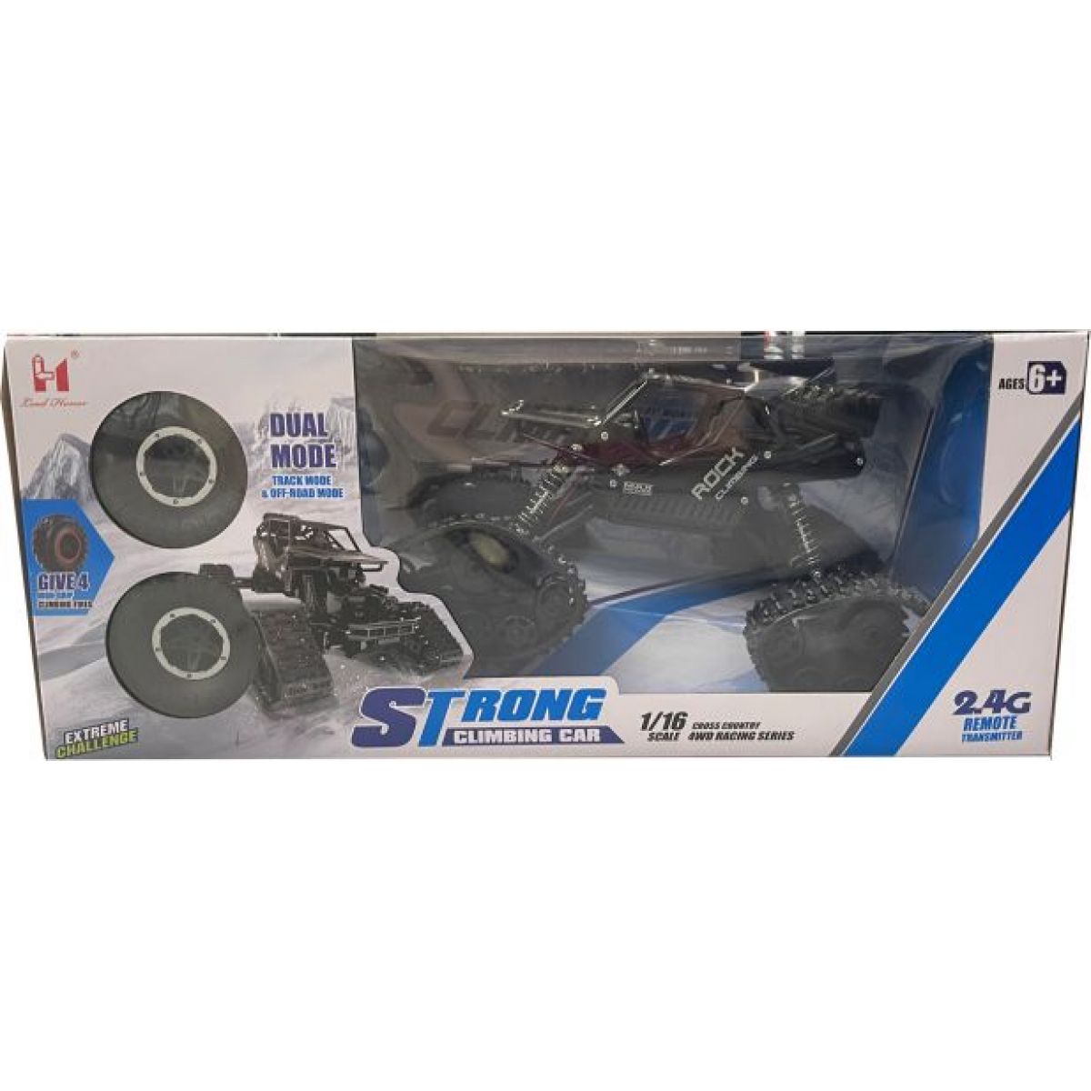 Alltoys Terénní duální auto 1 : 16 černé