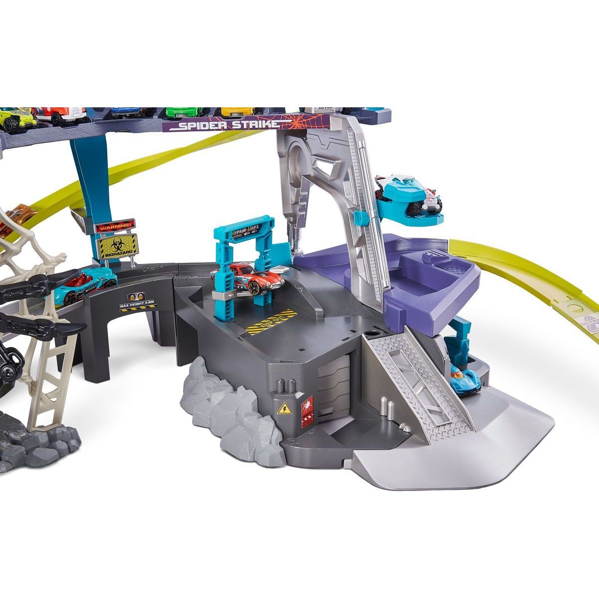 Metal Machines Pavoučí garáž Spider Strike - Poškozený obal
