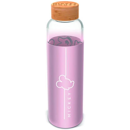 Stor Mickey Skleněná láhev s návlekem 585 ml
