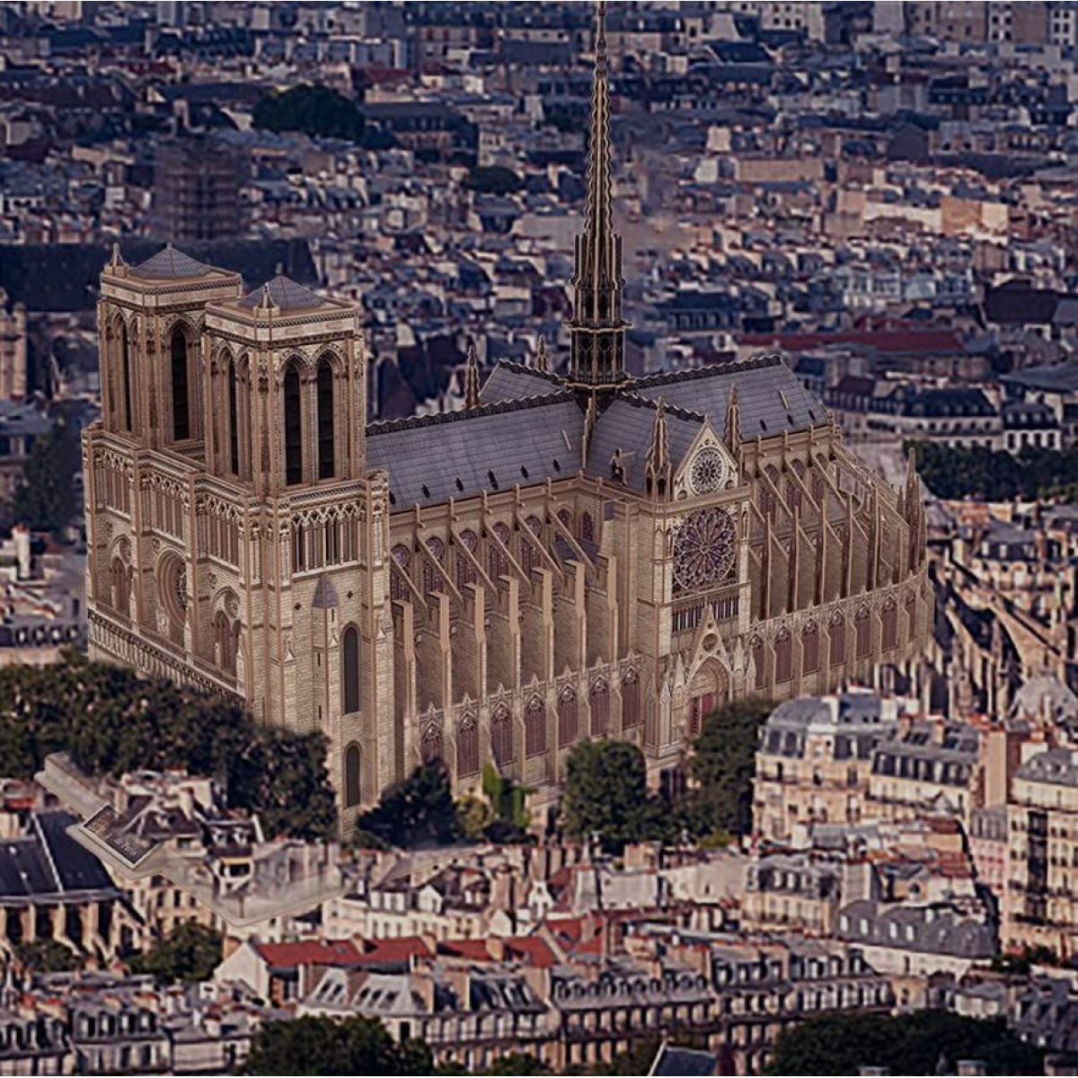Cubicfun 3D Puzzle Notre Dame 293 dílků - Poškozený obal