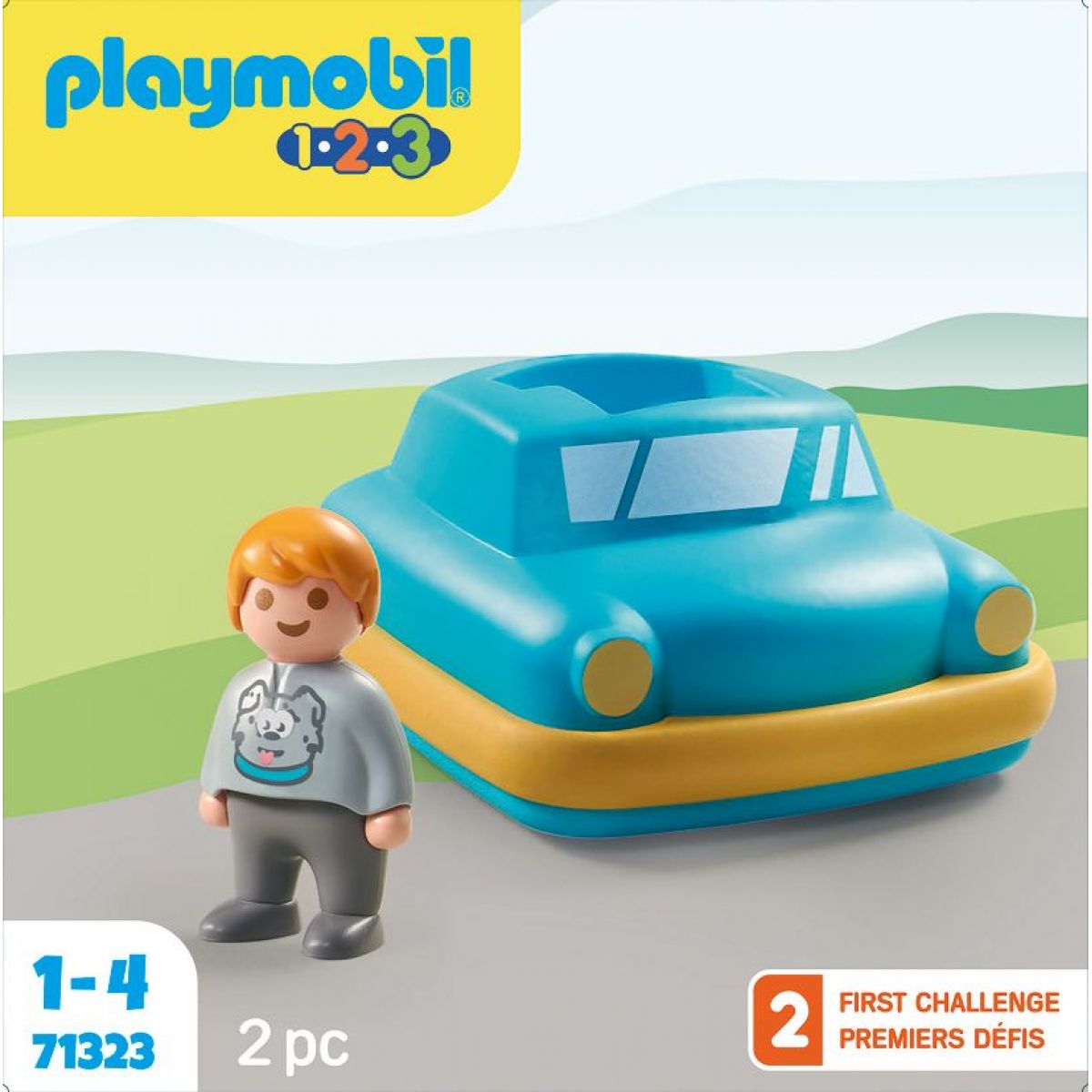 PLAYMOBIL® 71323 1.2.3 Autíčko Push & Go