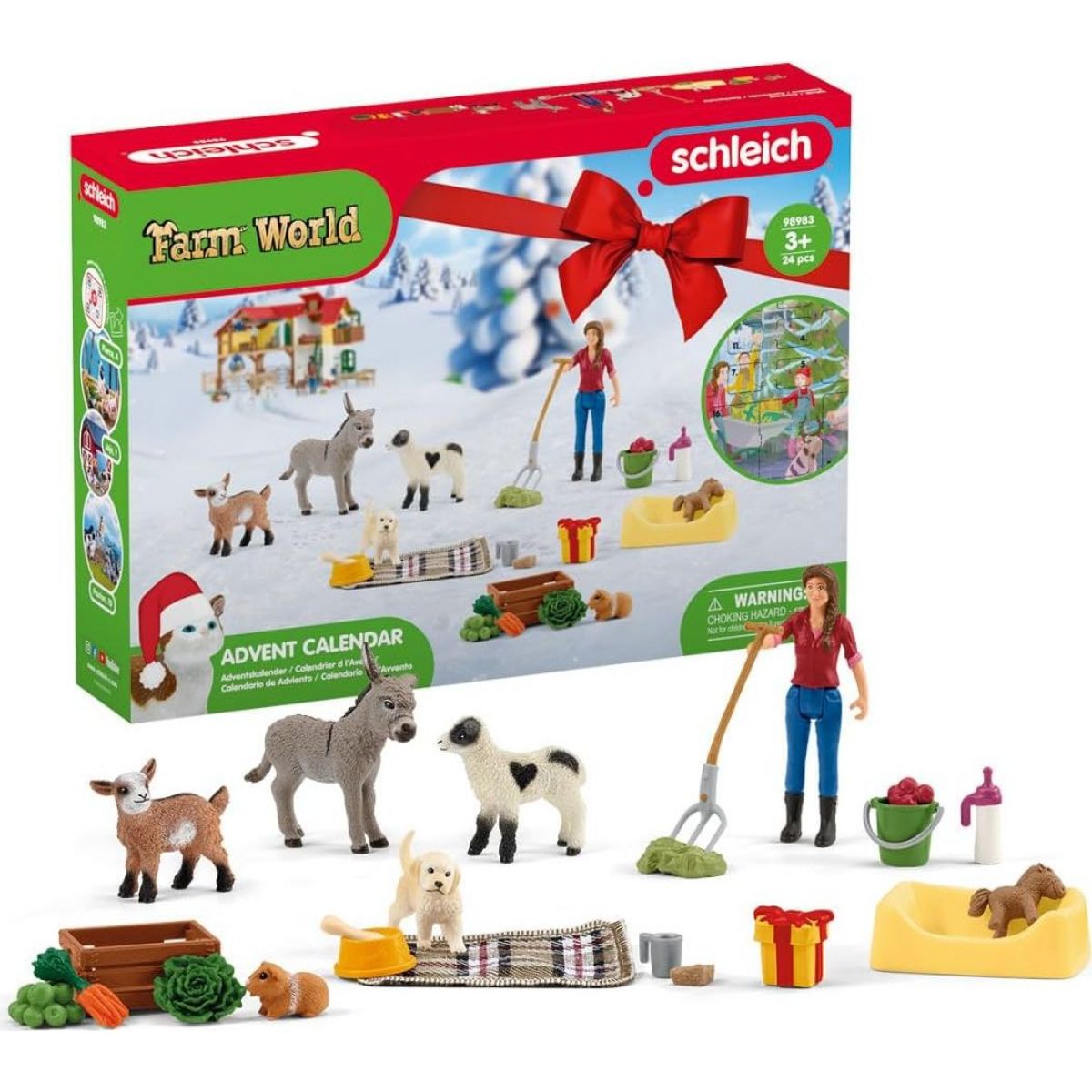 Schleich 98983 Adventní kalendář Domácí zvířata