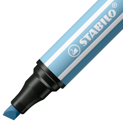 Prémiový vláknový fix se silným klínovým hrotem STABILO Pen 68 MAX ARTY 12 ks sada