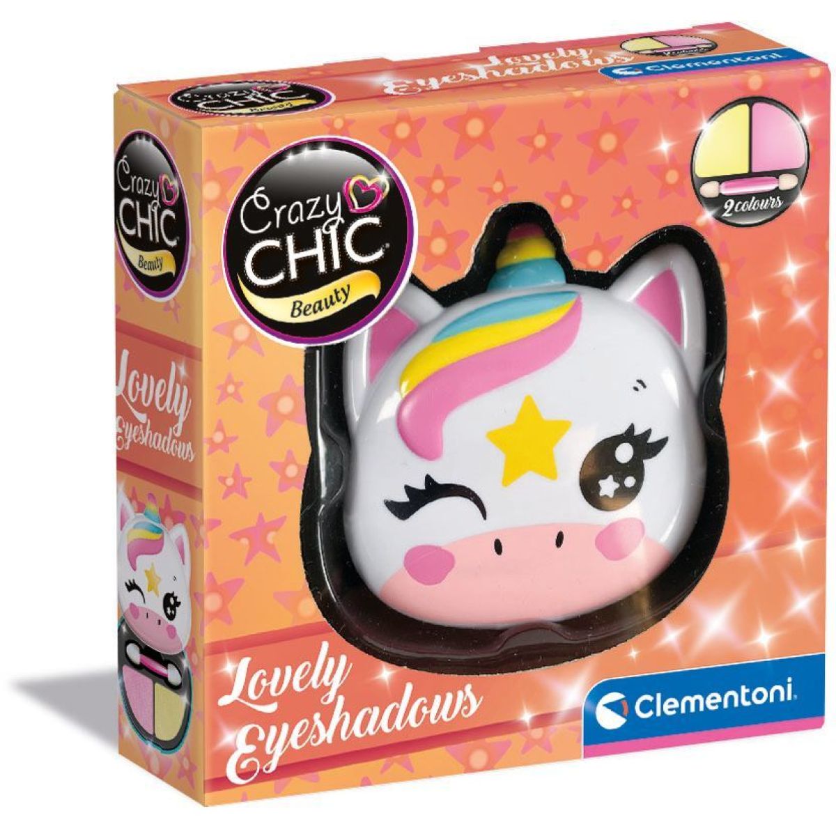 CRAZY CHIC Oční stíny Jednorožec