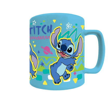 Pyramid International Lilo a Stitch hrnek s návlekem Stitch modrý