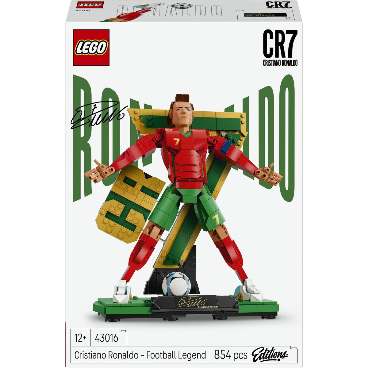 LEGO® Editions 43016 Cristiano Ronaldo - Fotbalová legenda