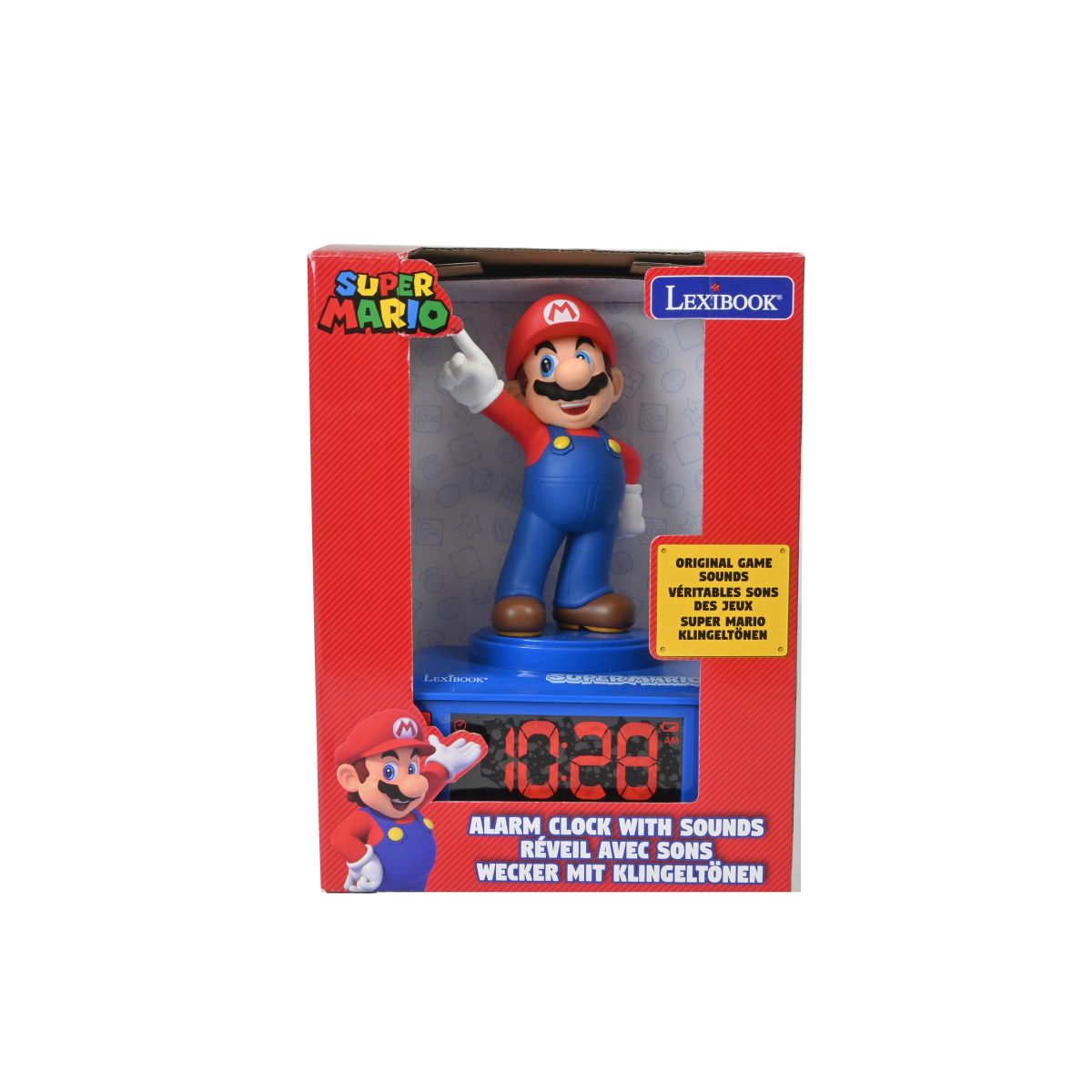 Lexibook Budík Super Mario se zvuky
