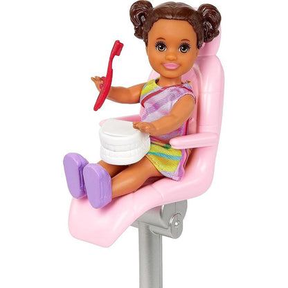 Mattel Barbie povolání herní set s panenkou zubařka blondýnka