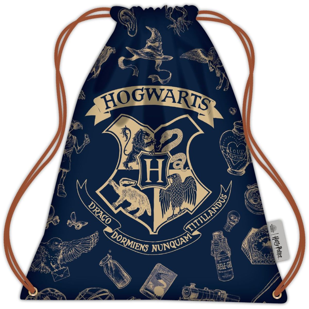 Bluesky Harry Potter Pytlík stahovací Navy & Gold