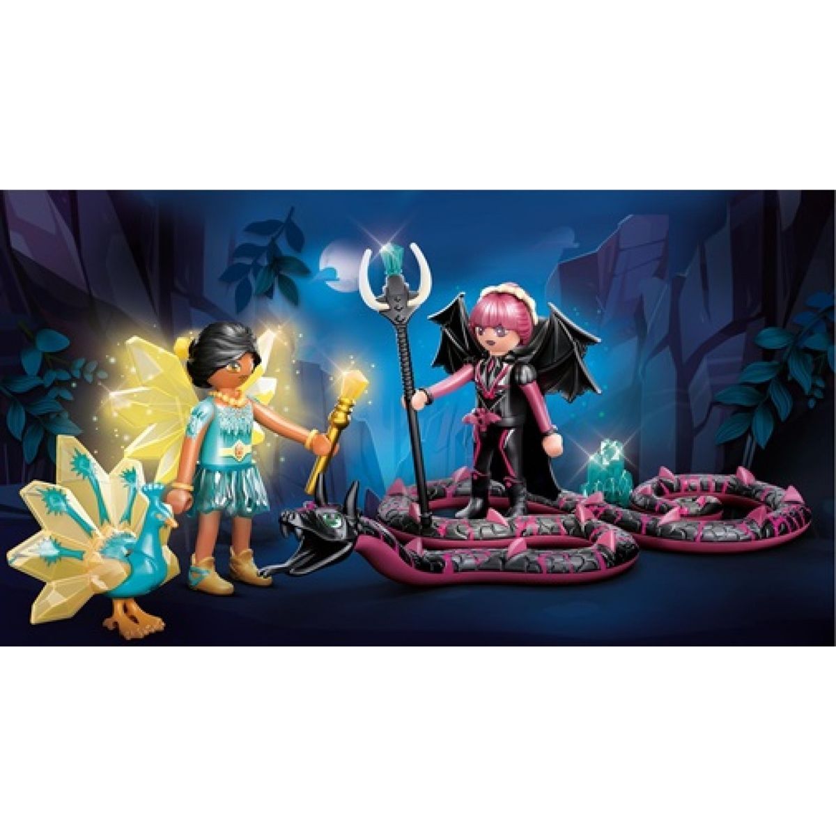PLAYMOBIL® 70803 Ayuma Crystal Fairy a Bat Fairy s pohádkovými zvířecími dušemi