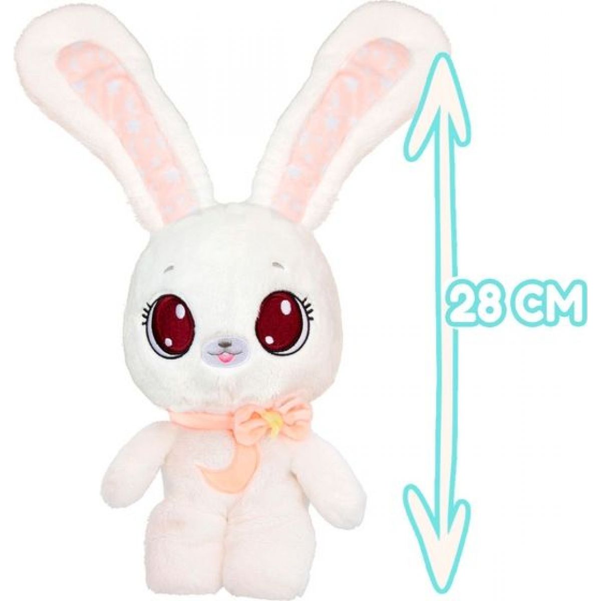 Peekapets Plyšový zajíček bílý