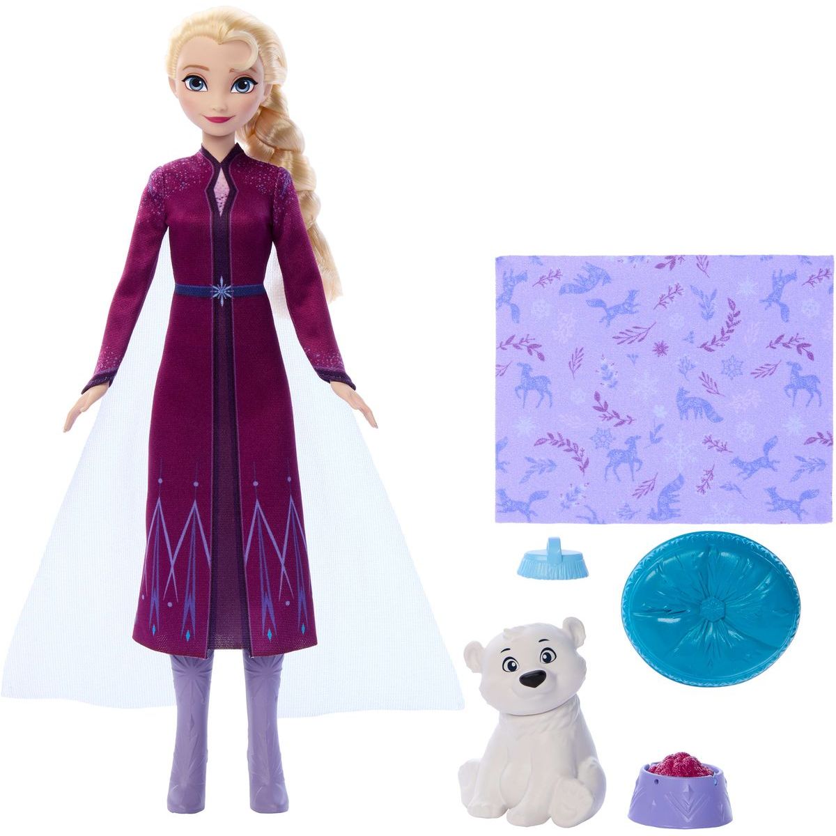 Disney Frozen panenka - Elsa s ledním medvědem