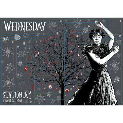 Wednesday adventní kalendář (papírenský)
