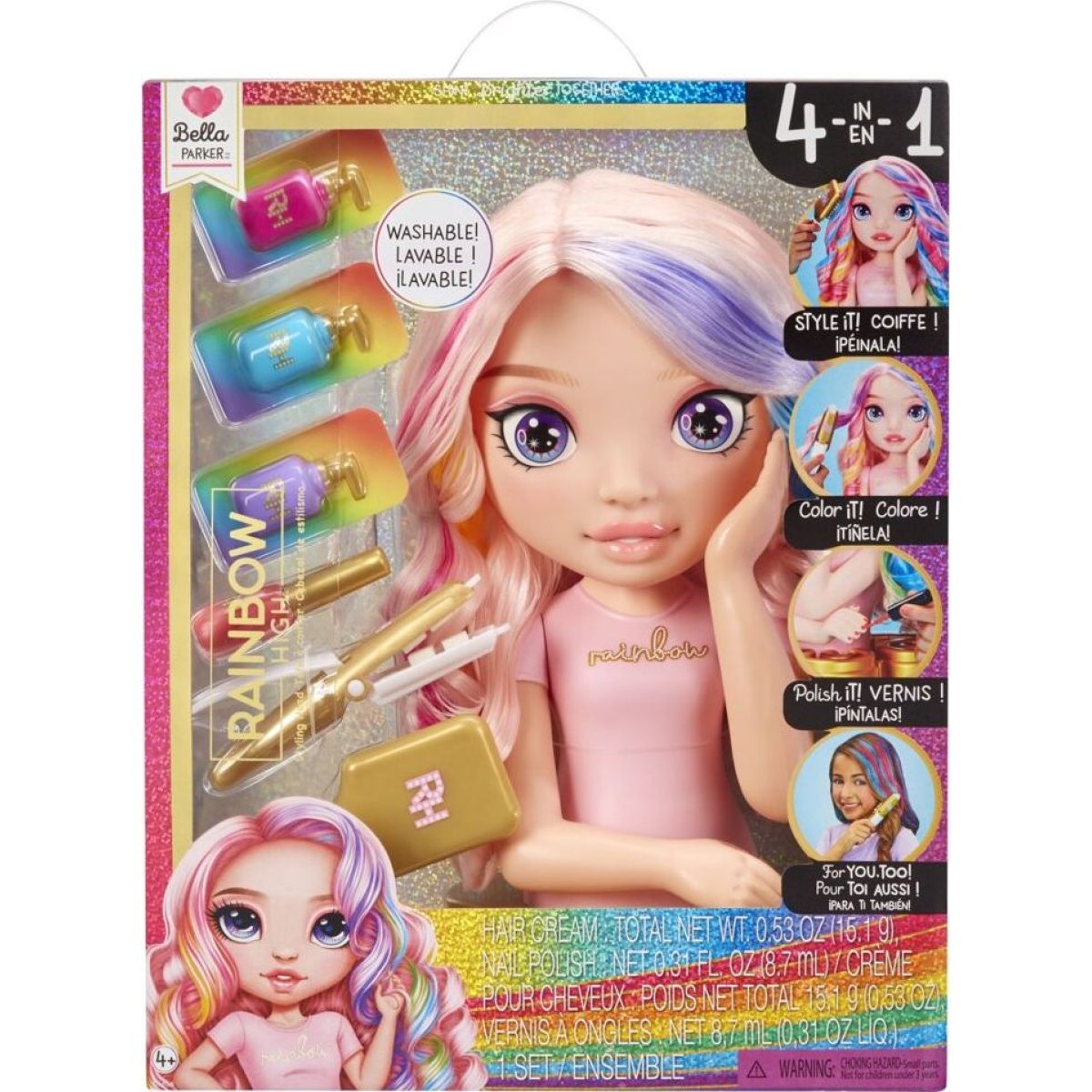 Rainbow High Česací hlava