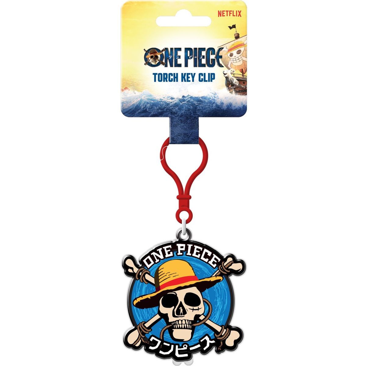 Pyramid International One Piece Klíčenka se svítilnou Straw Hat Crew Icon