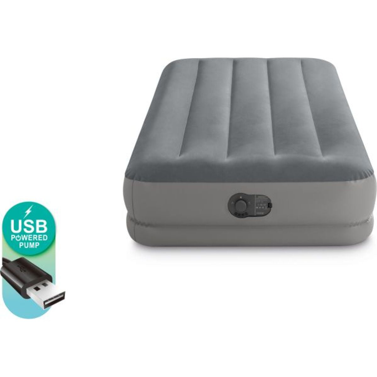 Intex 64112 Nafukovací postel 99 x 191x 30 cm - Dura-Beam Twin Prestige - Poškozený obal