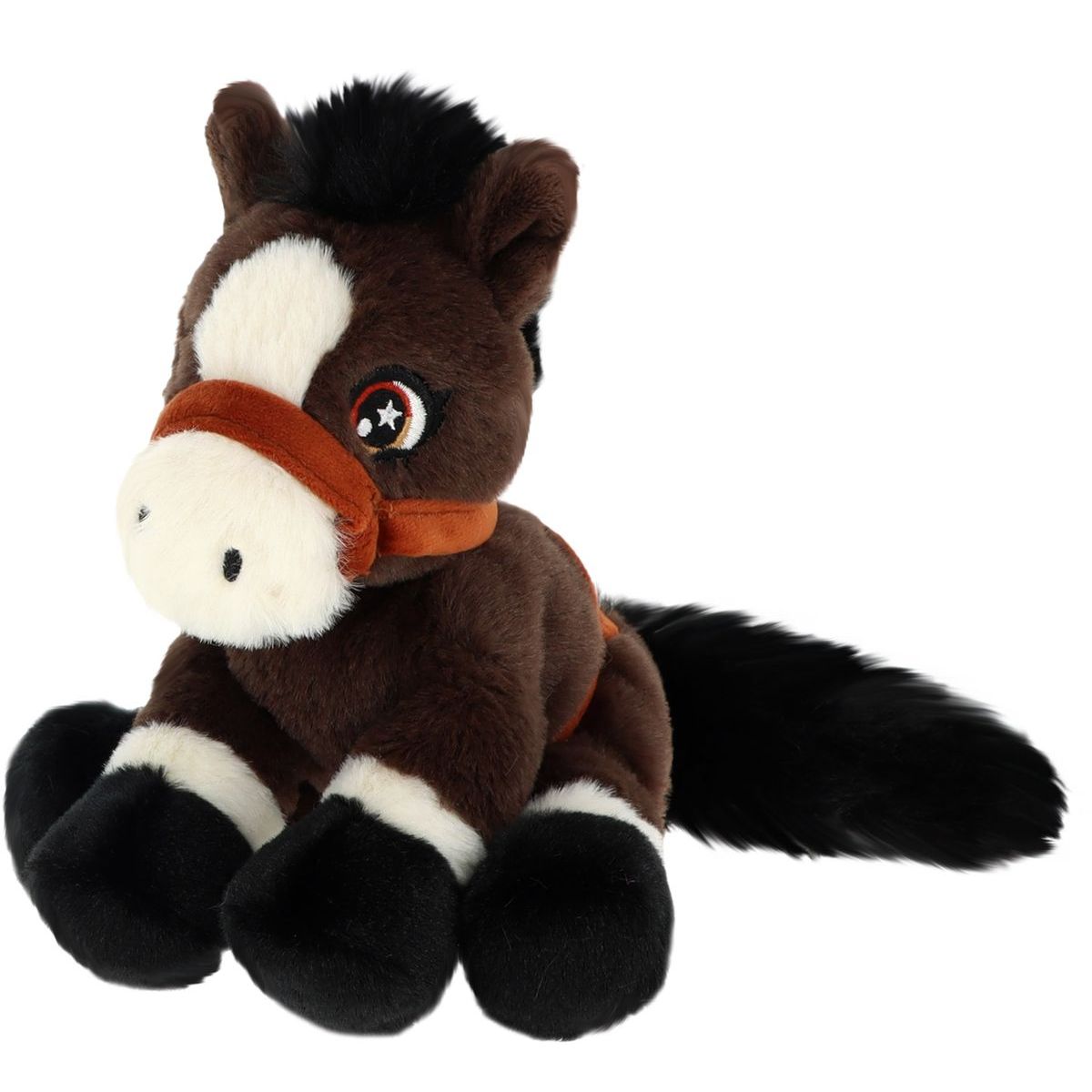 Keeleco Poník s ocasem 16 cm hnědý