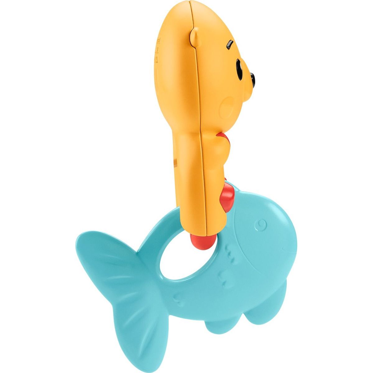 Fisher-Price zvířecí chrastítka 13 cm medvídek s rybkou