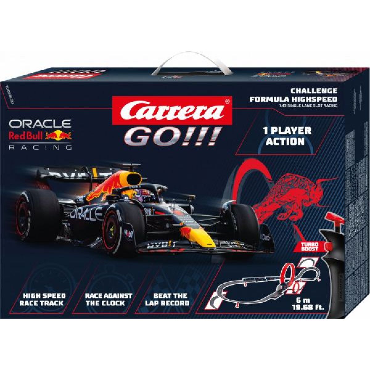 Carrera GO 68002 Autodráha Challenger F1 600 cm
