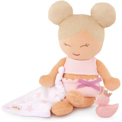 LullaBaby Panenka plyšová do vany Blonde Hair