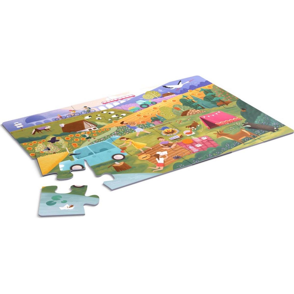 KukiKuk - Véééliké puzzle Na výletě