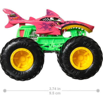 Mattel Hot Wheels Monster Trucks Color Shifters 9 cm Shark Wreak