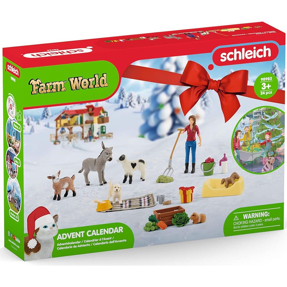 Schleich 98983 Adventní kalendář Domácí zvířata
