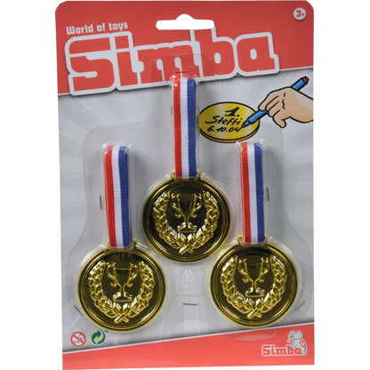 Simba Medaile zlaté 3 ks