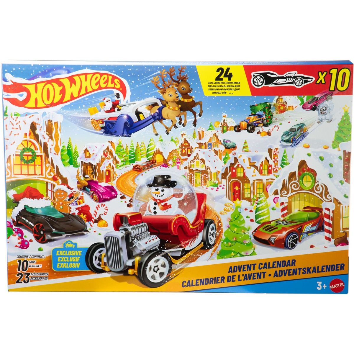 Hot Wheels Adventní kalendář JCB47