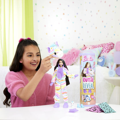 Barbie Cutie Reveal Barbie barevné sny zebra