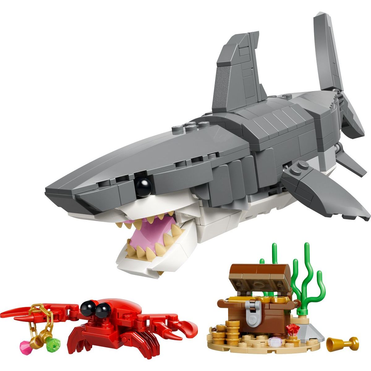 LEGO® 31381 Divoký žralok a truhla s pokladem