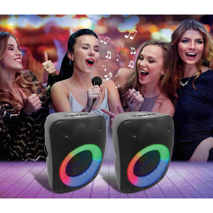 Lexibook iParty sada přenosných bluetooth reproduktorů s mikrofonem