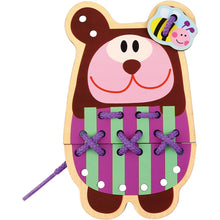 Tooky Toy Dřevěná provlékací zvířátka
