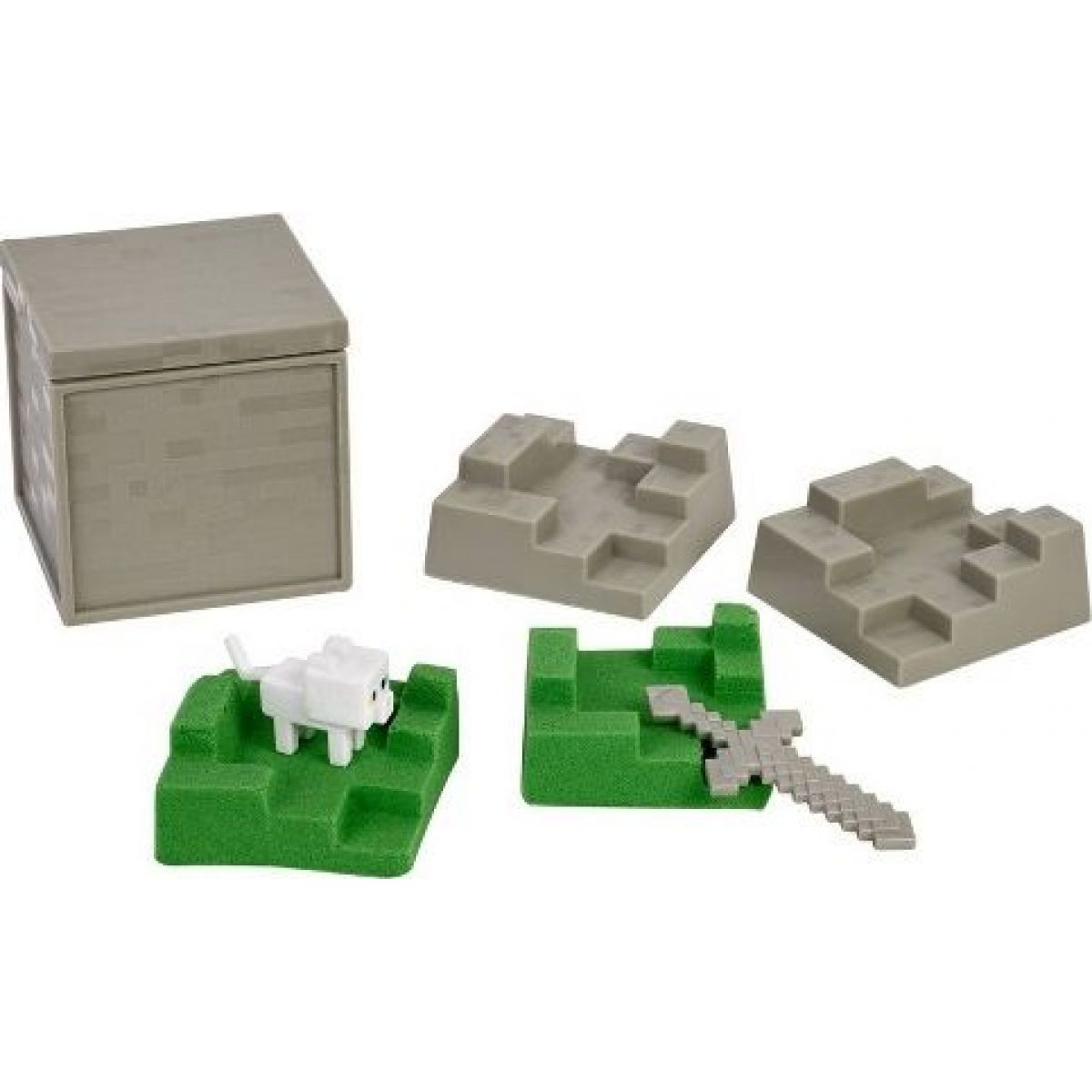 Mattel Minecraft mini těžba meč