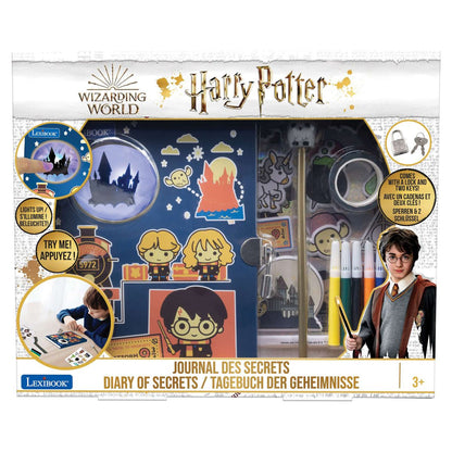 Lexibook Svítící tajný deník s doplňky Harry Potter