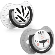 LOVI Dudlík silikonový dynamický Salt & Pepper 3-6 m 2 ks