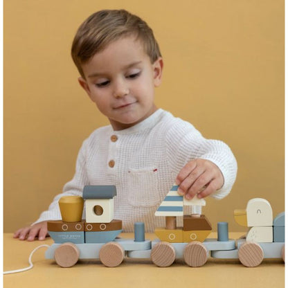 Little Dutch Vláček dřevěný Námořnický záliv