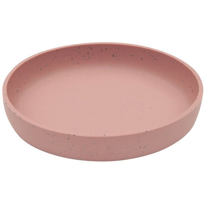KikkaBoo Talíř Platinum Silicone Blush
