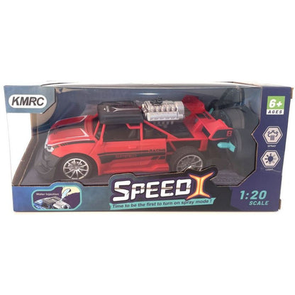 Alltoys Závodní RC auto s efektem kouře červené