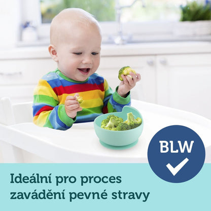 Canpol babies Silikonová miska s přísavkou 300 ml tyrkysová
